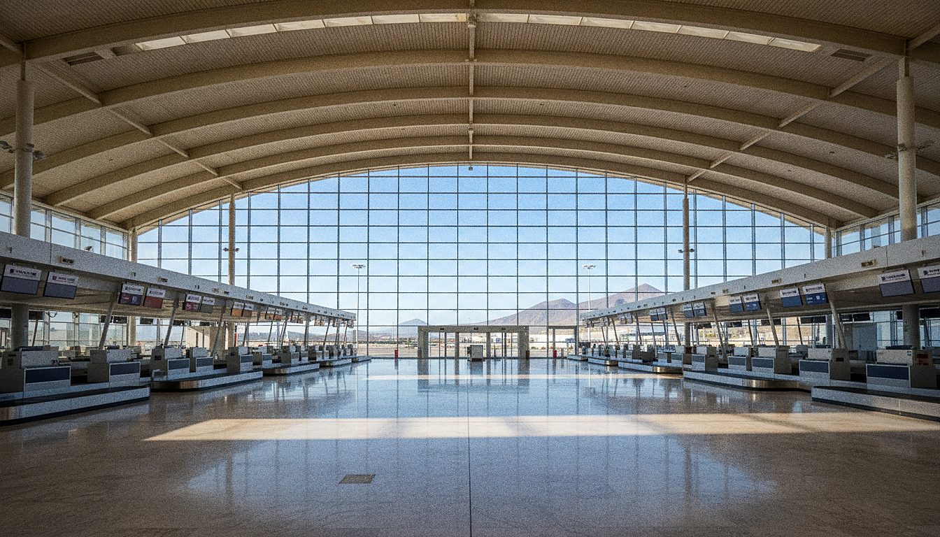Hall d'enregistrement de l'Aéroport de Tenerife-Sud